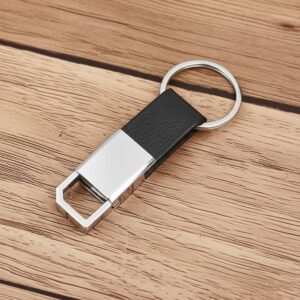Leatherite Keychains Black - M2